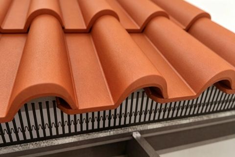 Lưỡi bảo vệ mái dễ lắp đặt cho ngói sóng